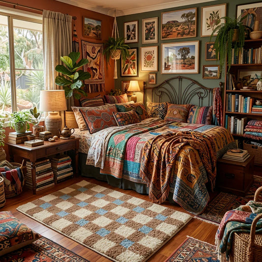 Geometric Plush Area Rug
