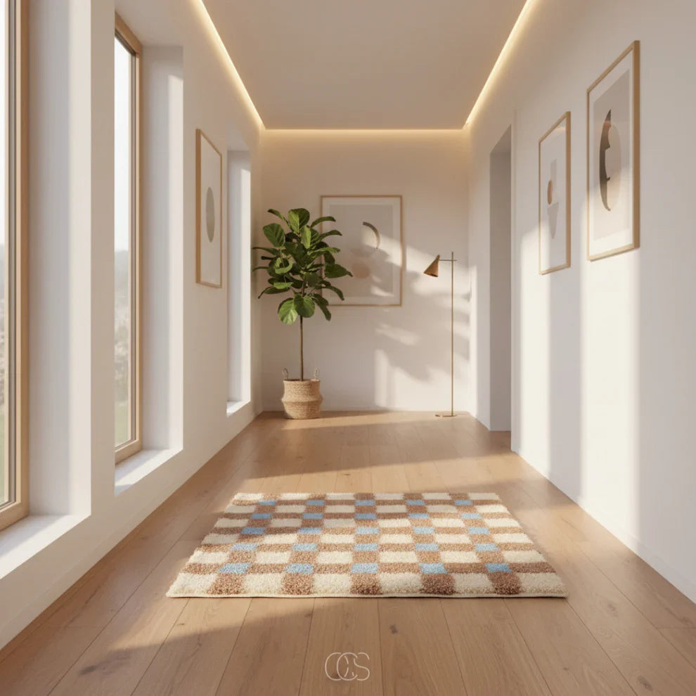 Geometric Plush Area Rug