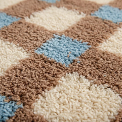 Geometric Plush Area Rug