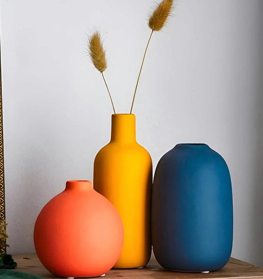 Modern Matte Ceramic Vase for Home Décor