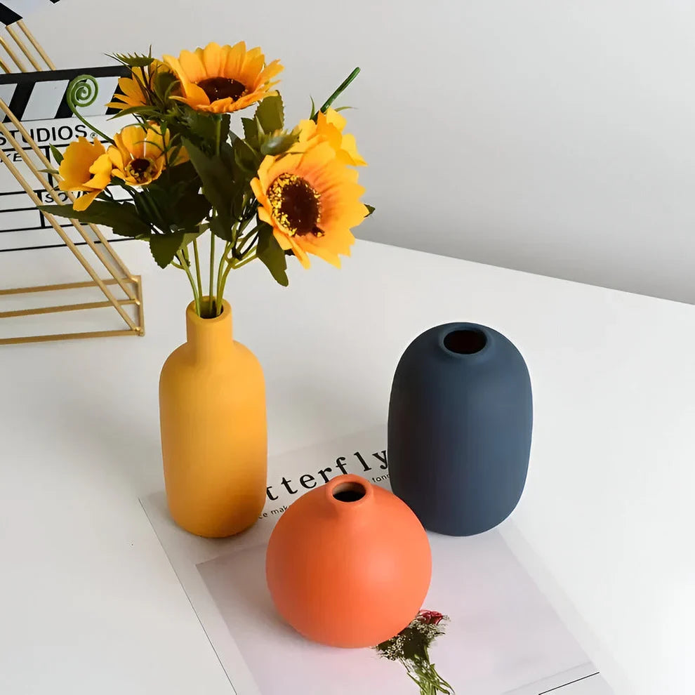 Modern Matte Ceramic Vase for Home Décor
