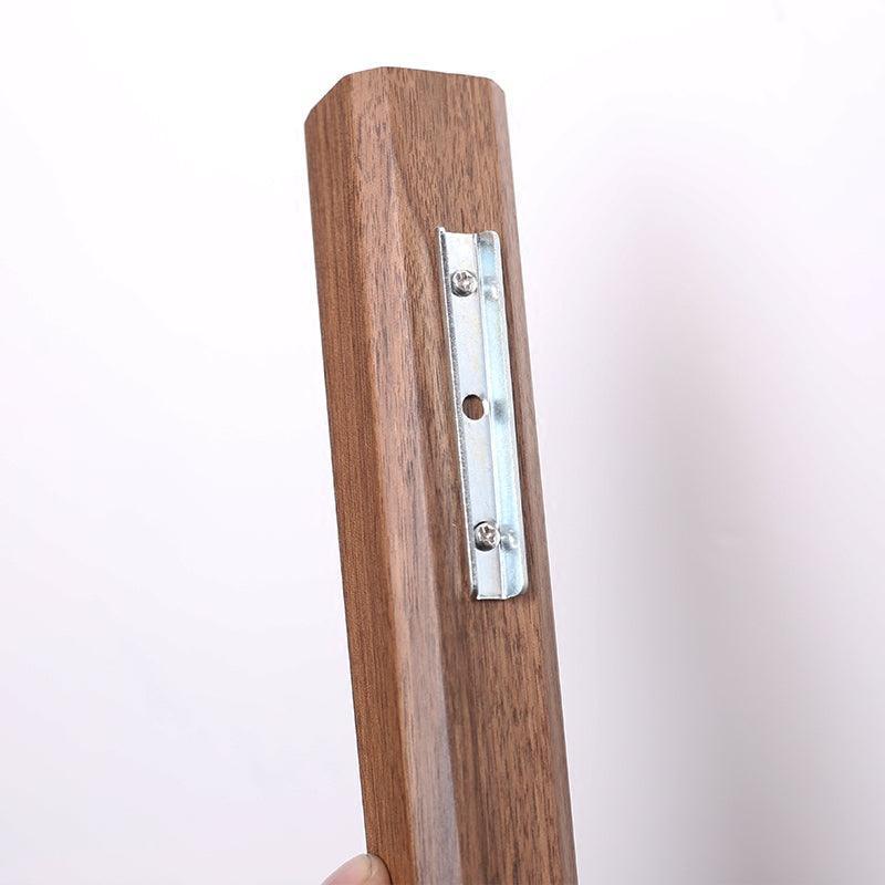 Minimalist Slim Wooden Wall Mounted Vase